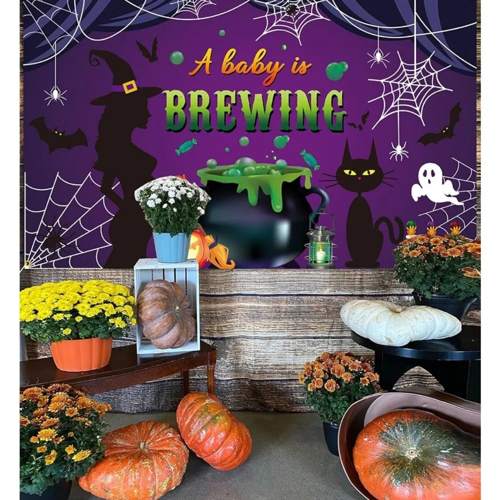A Baby is Brewing/Baby Shower backdrop, 4 x 6, Decorations